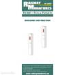Railway Miniatures RMH0-031 - RMH0:031 Street Bollards - Railway Miniatures