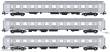Sudexpress S1201 - 3 pcs. SET Carruagens Sorefame 21-69 Rápido 60´s - 80´s