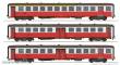 Sudexpress S1304 - Set 3 Carr. (1 classe salão c/ furgão + 2 classe salão + 2 classe salão c/ furgão) Ep. lV