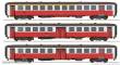 Sudexpress S1305 - Set 3 Carr. (1 classe salão c/ furgão + 2 classe salão + 2 classe salão c/ furgão) Ep. IV