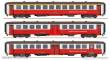 Sudexpress S1306 - Set 3 Carr. (1 classe salão + 2 classe salão + 2 classe salão c/ furgão) Ep. VI