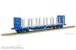 Sudexpress S4552034 - Sgnss Captrain 034 60 container wagon Innofreight Timber Stanchions