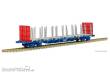 Sudexpress S4552068 - Sgnss Captrain 068 60 container wagon Innofreight Timber Stanchions