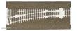 Peco SB196 - Gleisbettung für linke Weichen SL-E196 / SL-E1096 / SL-(E)96 von Peco (H0)