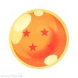 SD Toys SDTDRB26042 - Dragon Ball Indoor-Matte 4 Stars Ball 60 x 60 cm