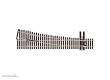 Peco SL-8351 - H0 Code 83 Weiche rechts 11,4° kleiner Radius