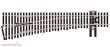 Peco SL-8352 - H0 Code 83 Weiche links 11,4° kleiner Radius