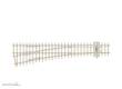 Peco SL-E1096 - Code 75 Weiche links 12° mittlerer Radius