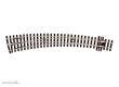 Peco SL-E1487 - H0m Code 75 Bogenweiche links 10°