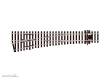 Peco SL-E196 - Code 75 Weiche links 12° mittlerer Radius