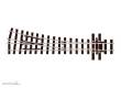Peco SL-E495 - H0e Code 80 Streckenweiche rechts 14°