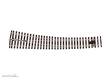 Peco SL-E786BH - Spur 0 Code 124 Bogenweiche rechts 8° mittlerer Radius