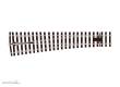 Peco SL-E792BH - Spur 0 Code 124 Weiche links 8° mittlerer Radius