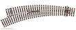 Peco SL-U77 - Gebogene Weiche, großer Radius, links