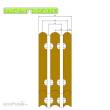 Magnorail SO-14 - Gleisabdeckungshalter 60cm Doppel-gerade
