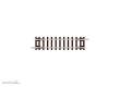 Peco ST-2 - Setrack N Code 80 58 mm gerades Gleis