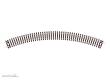 Peco ST-226 - Setrack H0 Radius 2 - 1/8 Kreisr=438 mm