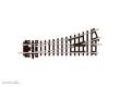 Peco ST-6 - Setrack N Code 80 22,5° Weiche links