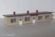Modellbau Laffont T2801 - Bahnhofs-Kioskbaracke mit Friseursalon