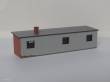 Modellbau Laffont T4001 - Backsteinschuppen