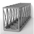 Modellbau Laffont T4511 - Fachwerk-Kastenbrücke 1-gleisig graphitgrau