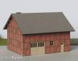 Modellbau Laffont T502 - Fachwerk-Bauernhaus in Ziegelausführung