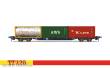 Hornby TT6030 - Containertragwagen mit drei 20´ Containern - Touax KFA - Ep.VI