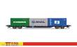 Hornby TT6032 - Containertragwagen mit drei 20´ Containern - Touax KFA - Ep.VI