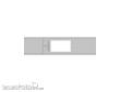 Modusteck TT870851.4 - Bahnsteigbelag lang, LS, Öffnung L.220 x B.55,2 mm