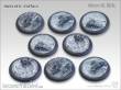 Tabletop-Art TTA106098 - Meteoric Surface Bases - 40mm Round Lip DEAL (8)