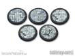 Tabletop-Art TTA110016 - Flagstone Bases - 40mm Round Lip (5)