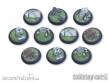 Tabletop-Art TTA110030 - Undead Ground Bases - 30mm Round Lip (10)