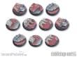 Tabletop-Art TTA110036 - Scrap Steel Bases - 30mm Round Lip (10)