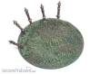 TableTop Art TTA500208 - Kriegsmaschinen Bases 75mm Stachelwall