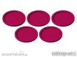 Tabletop-Art TTA501005 - Skill and Squad Marker - 40mm Red (5)