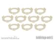 Tabletop-Art TTA501047 - Squad Marker - 25mm Vanilla White (10)