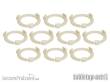 Tabletop-Art TTA501048 - Squad Marker - 32mm Vanilla White (10)