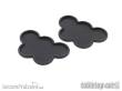 Tabletop-Art TTA501069 - Movement Tray - Rounded Edge - 25mm 5s Cloud - Black (2)