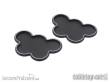 Tabletop-Art TTA501084 - Movement Tray - Rounded Edge - 25mm 5s Cloud - Black-Silver (2)