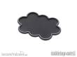 Tabletop-Art TTA501086 - Movement Tray - Rounded Edge - 25mm 10s Cloud - Black-Silver