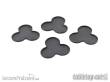 Tabletop-Art TTA501120 - Movement Tray - Flat Bases - 25mm 3s Cloud - Black (4)