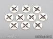 Tabletop-Art TTA501137 - Marker - Crossed Swords/Battle V1 (10)