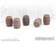 TableTop Art TTA601090 - Holzfässer Set 2 - Mittelgroße Fässer (5)