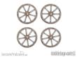 Tabletop-Art TTA601132 - Cart Wheels - Set 3 (4)