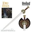 United Cutlery UCU14708 - Herr der Ringe Replik 1/1 Schwert von Theoden Herugrim 92 cm
