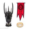 United Cutlery UCU3699 - Herr der Ringe Museum Collection Replik 1/1 Saurons Kriegshelm 76 cm