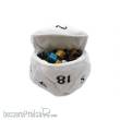 Ultra Pro Neu UP15756 - UP - D20 Plush Dice Bag - White