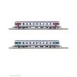 Azar Models V01-CPP1 - Set mit 2 CORAIL SNCF-Personenwagen in Nouvelle-Deco-Lackierung