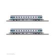 Azar Models V01-CPP2 - Set mit 2 CORAIL SNCF-Personenwagen in Nouvelle-Deco-Lackierung
