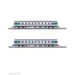 Azar Models V01-CPP2 - Set mit 2 CORAIL SNCF-Personenwagen in Nouvelle-Deco-Lackierung